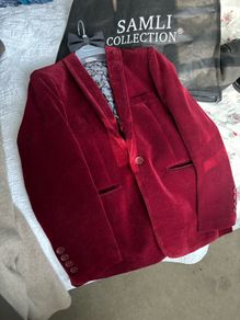 Boys Wedding Velvet Jacket, communion suit, Trousers, Shirt & Shoes