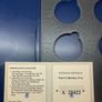 Euro coin prototype display album holder only no coins Image 4
