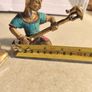 SET OF 2 Craft Vatika Musical Ladies with Inlay Work Pair of Brass Statues, 31/2 Inches Height   Pure Handmade and Stone Work Multi Idol Image 4