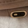 3 + 1 Grey Suede Electric Reclining Couch & Armchair Image 2