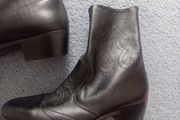 Drifters leather ankle boots