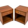 Vintage Retro Mid Century Teak Stag Bedside Cabinets(Pair) Image 3