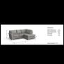 Next Grey Corner Sofa. Image 3