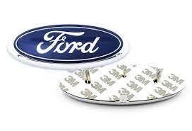 Ford 147mm 4pins ABS Car Front logo Front grill Rear Bumper tail door trunk sticker Emblem sticker styling Accessories