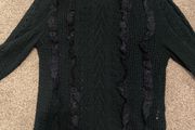 black sweater