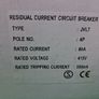 Postage - 6 x RCCB 4 Pole - 4P , 80A , 230V / 415V 300mA Image 8