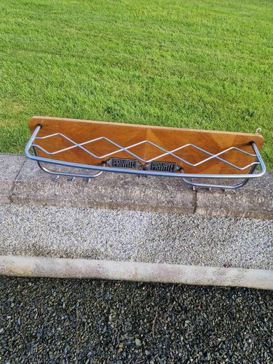 Vintage luggage / coat rack