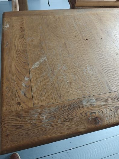 oak veneer extending dining table