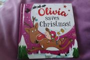 Olivia Saves Christmas - Personalised Childrens Book