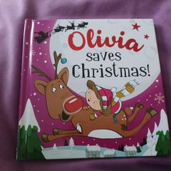 Olivia Saves Christmas - Personalised Childrens Book