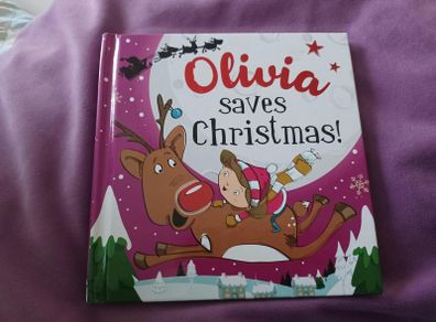 Olivia Saves Christmas - Personalised Childrens Book