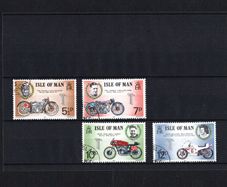 1975 Isle of Man Tourist Trophy Motorcycle Races Commemorative Stamp Fine Used