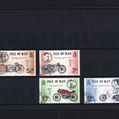 1975 Isle of Man Tourist Trophy Motorcycle Races Commemorative Stamp Fine Used
