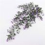 NEW SALE | 2Pcs Artificial Hanging Plants - Purple Artificial wall plants, Fake Ivy Vine for Wall Home Porch Garden Wedding Garland Outside Hanging Decoration Image 3