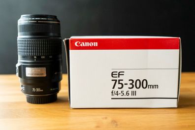 Canon EF 75-300mm f/4-5.6 IS USM lens
