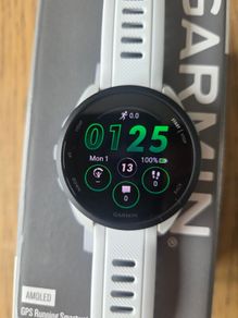 Garmin Forerunner 165 AMOLED GPS Running Watch - Like New