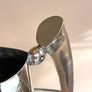Vintage "Alpaca Silver" Metal & Horn Argentinian Pitcher Image 8