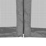 Hexagonal Pop-Up Marquee with 6 Sidewalls Grey/Cream White Image 8