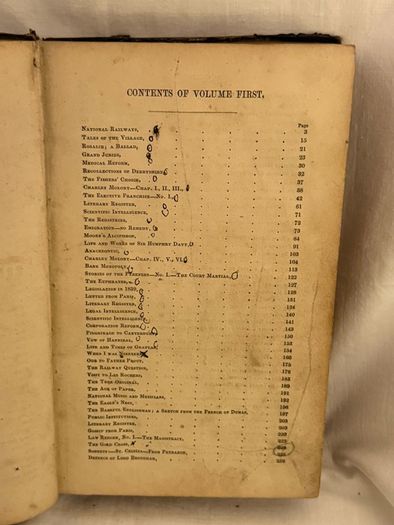 Antique book - The Citizen a monthly journal of politics, literature and art volume 1. November 1839-May 1840