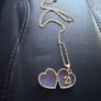 Gold Heart Locket Necklace Image 3