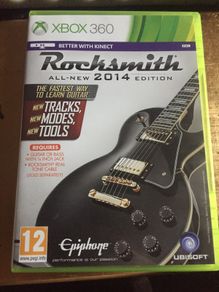 Rocksmith 2014 xbox 360 guitar games NEW EDITION