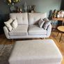 2 x 2 seater couches and footstool Image 2