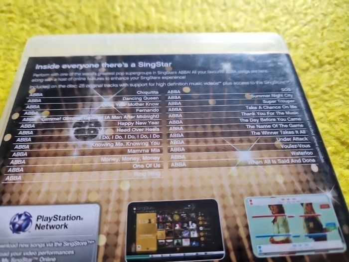 Singstar ABBA  PlayStation3 ps3 games Original