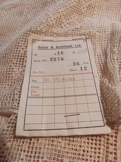 vintage Nottingham lace