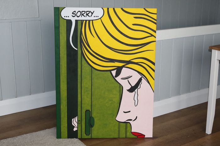 Sorry... (Acrylic Painting)