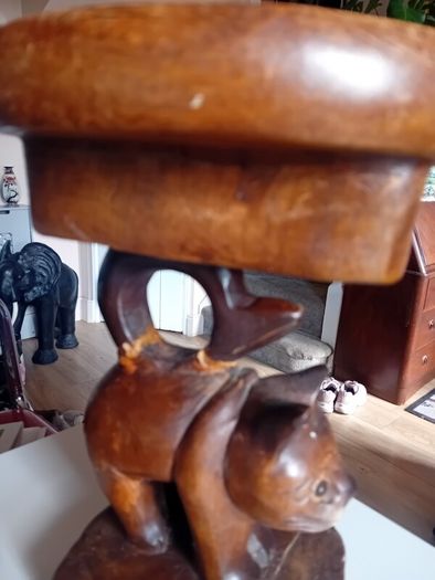 hardwood thai cat plant stand