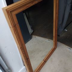 pine mirror