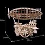 3D Laser Cut Puzzles With Gear - Mechanical Model Construction Kits - Air Vehicle Model Building Moving Kit - Engineering Toys - Christmas Birthday Gifts For Teens and Adults Image 5