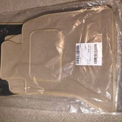 BMW 5 series F10, F11 Luxury floor mats , Beige, 4 Pieces