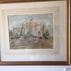 George Denholm Armour Hunt Scene print Framed
