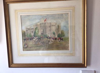 George Denholm Armour Hunt Scene print Framed