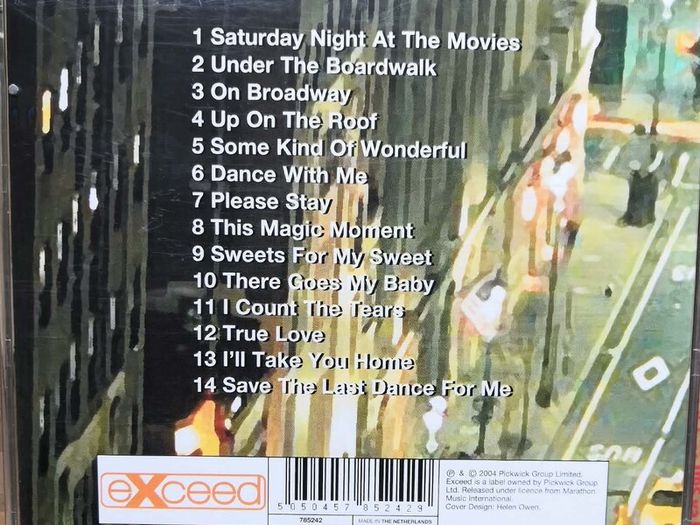 The Drifters On Broadway CD