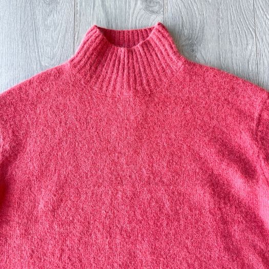 NEW George Pink Wool Blend Oversized Jumper M UK 12-14