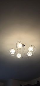 5-Light Chrome Ceiling Chandelier