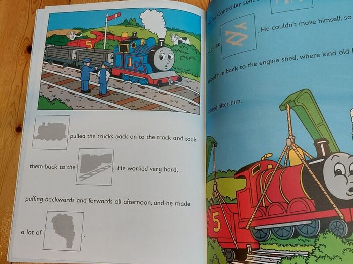 Thomas to the Rescue - sticker story book - unused - 2008