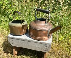 Antique Copper Kettles