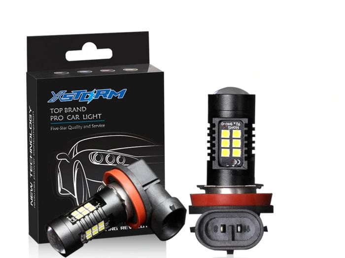 2Pcs H8 H11 Led HB4 9006 HB3 9005 Fog Lights Bulb 3030SMD 1200LM 6000K White Car Driving Running Lamp Auto Leds Light 12V 24V
