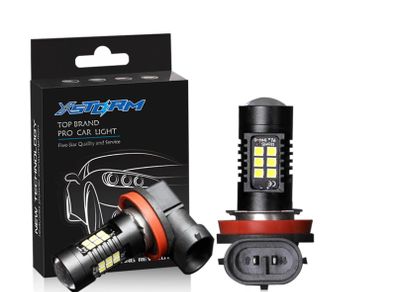 2Pcs H8 H11 Led HB4 9006 HB3 9005 Fog Lights Bulb 3030SMD 1200LM 6000K White Car Driving Running Lamp Auto Leds Light 12V 24V