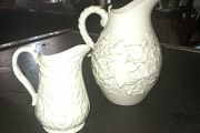 2 First period Belleek jugs