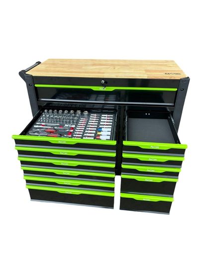 12 Drawer Toolbox With 6 Full Of Tools