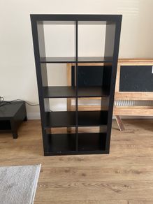 Black Shelving Unit