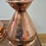 Stunning Set of 5 Vintage/Antique Copper Haystack Measuring Jugs Full Graduated Set Image 5
