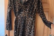 Leopard print dress