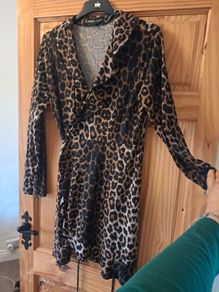 Leopard print dress