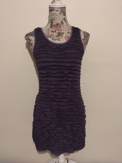 Beautiful Purple Ruffle Dress