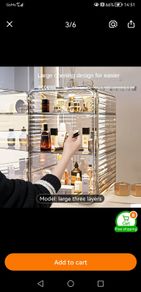 cosmetics storage cabinet